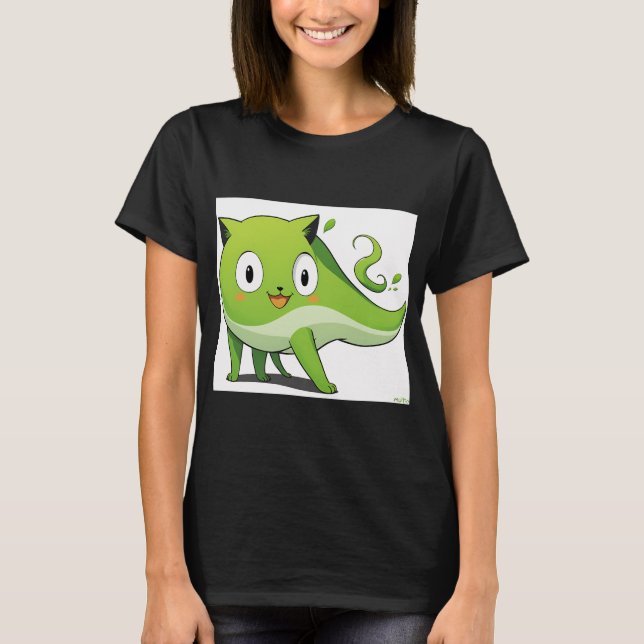 T-shirt Cichlidé dauphin bleu (Devant)