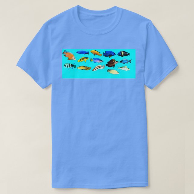 T-shirt Cichlids d'Afrique (Design devant)