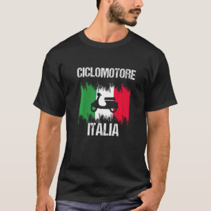 T-shirt Ciclomotore Italia Rétro Italien Mofa Conducteur P
