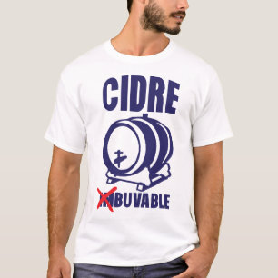 T-shirt cidre_buvable_barrique_tonneau_alcool_humour