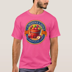 T-shirt Cidre Cummins Humour Adulte Boisson de Fantaisie -