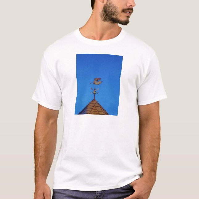 T-shirt Ciel bleu d'Angel Weather (Devant)