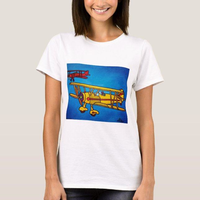 T-shirt Ciel bleu par Piliero (Devant)