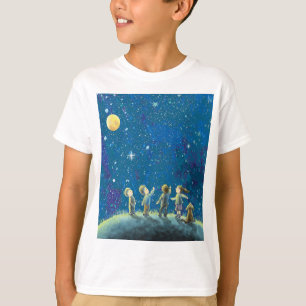 T-Shirt Ciel De Nuit Pour Les Enfants