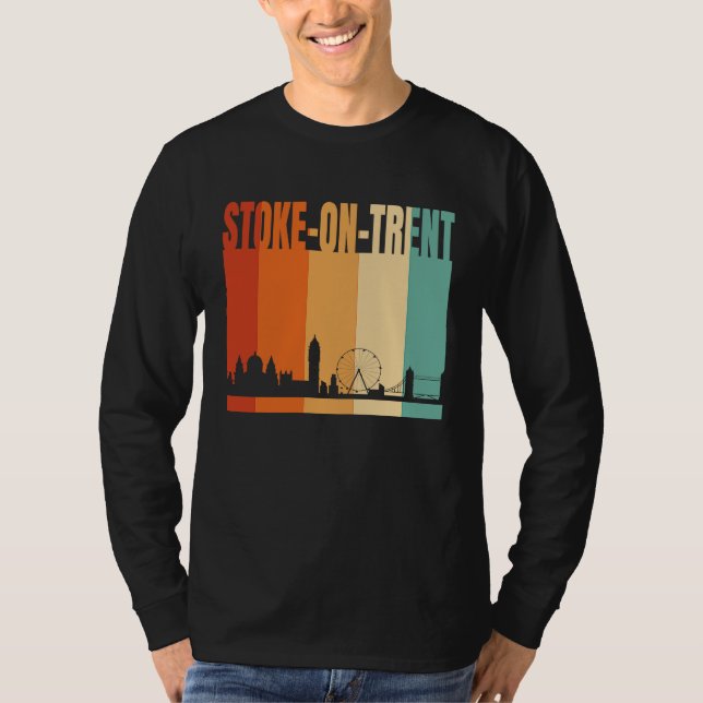 T-shirt Ciel de Stoke On Trent (Devant)