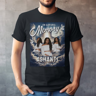 T-shirt Ciel du Contrefaçon Photo Mémorial Funérailles