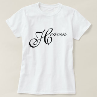 T-shirt "Ciel" écriture script esthétique minimaliste icon