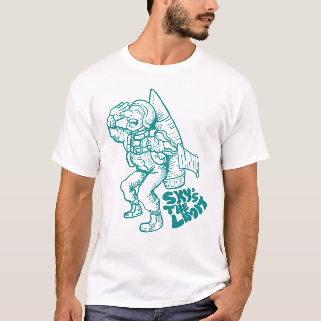 T-shirt Ciel est la limite (Devant)