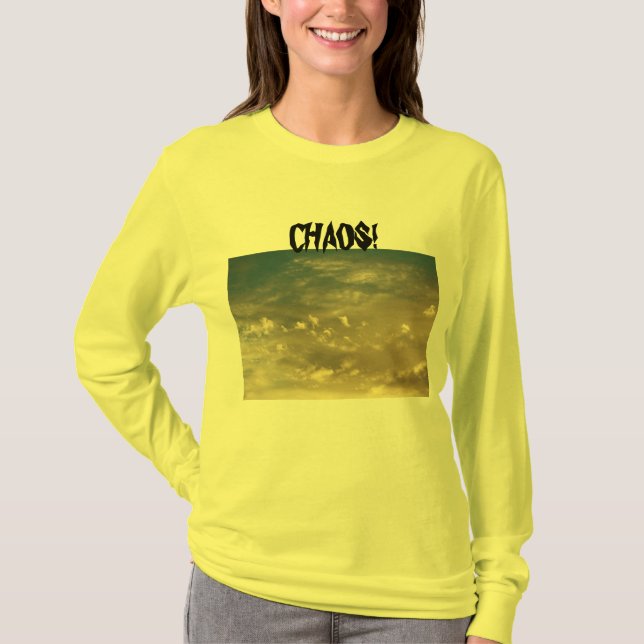 T-shirt Ciel et nuages du chaos (Devant)
