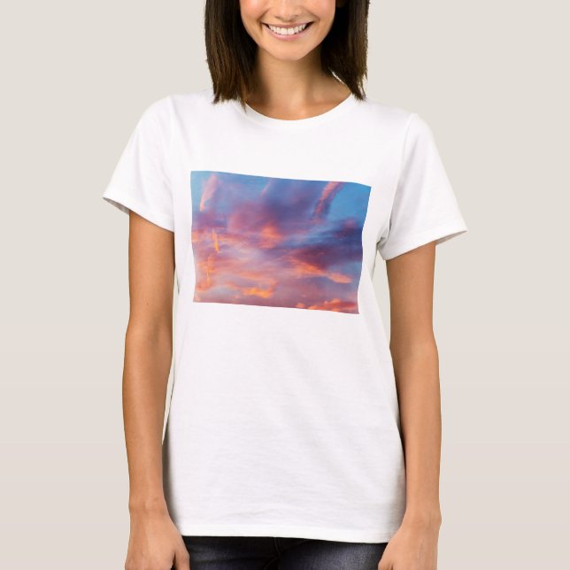 T-shirt ciel flirtant (Devant)
