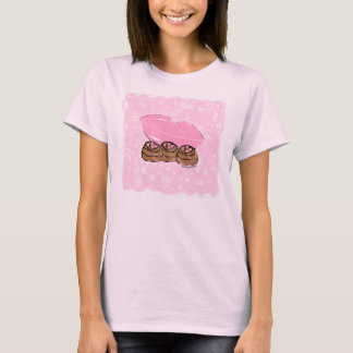 T-shirt Ciel rose