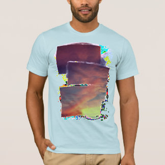 T-shirt Ciel rose d'été
