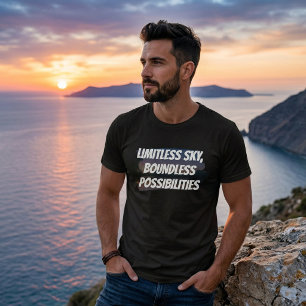 T-shirt Ciel sans limites - Possibilités sans limites Moti