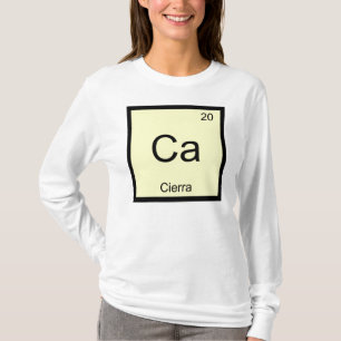 T-shirt Cierra Nom Chimie Élément Tableau Périodique