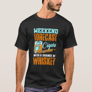 T-shirt Cigar Avec Chance Whiskey Boire Whiskey