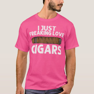 T-shirt Cigar Drôle Pour Fumer Les Amateurs De Cigar