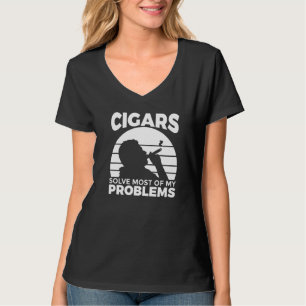 T-shirt Cigar Smoker Saying