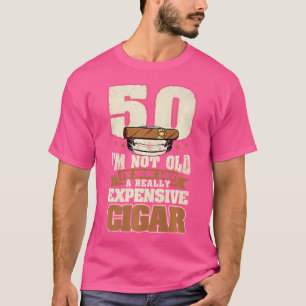 T-shirt Cigare 50 Ans JE Ne Suis Pas Vieux Cigare 50E Anni
