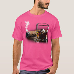 T-shirt Cigare et bourbon parfaits pour les amateurs de sa