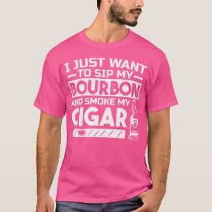 T-shirt Cigare pour hommes amateurs de cigares fumeur amat