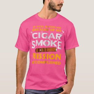 T-shirt Cigare pour hommes fumeur de cigare Fête des Pères