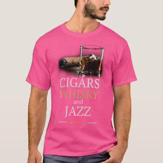 T-shirt Cigares Et Jazz Appréciez La Vie Fumeurs De Cigare
