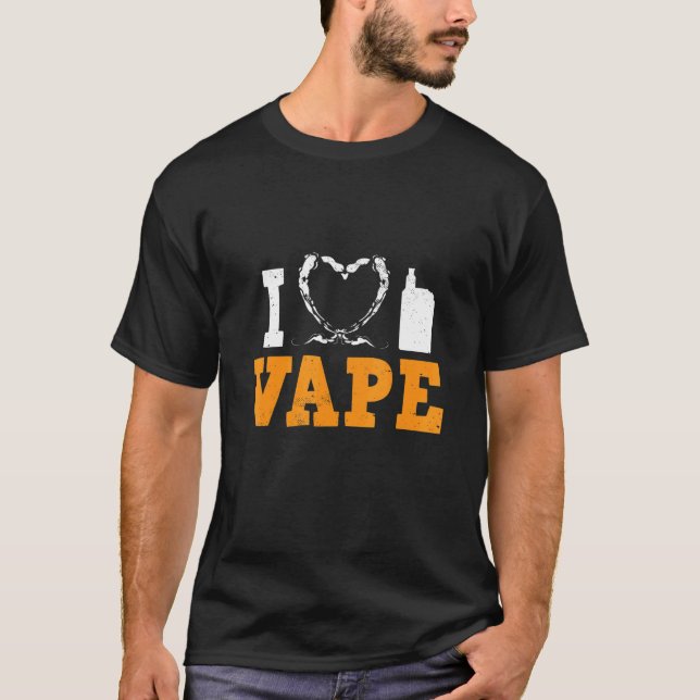 T-shirt Cigarette électronique Vape E Shisha Fumer à la va (Devant)