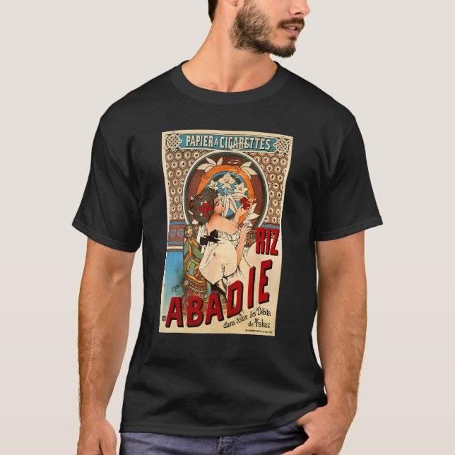 T-shirt Cigarettes roulées Retro Poster publicitaire Vinta (Devant)