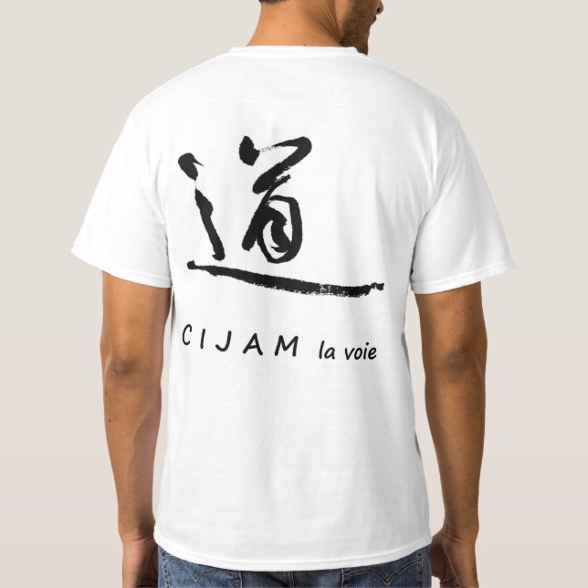 T-shirt CIJAM avec logo dans le dos (Dos)