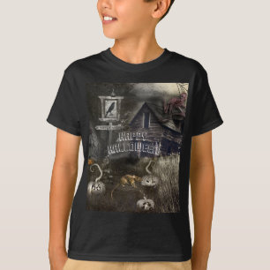 T-shirt Cimetière de zombies + Rats Sinistre Ave Halloween