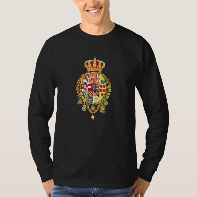 T-shirt Cimier De Deux Royaumes De Sicile (Devant)