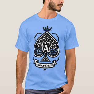 T-shirt Cimier de l'As des Pique — Filigree couronné