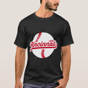 T-shirt Cincinnati Baseball Ohio Pride Love City Red