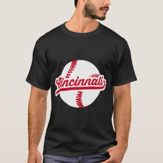 T-shirt Cincinnati Baseball Ohio Pride Love City Red