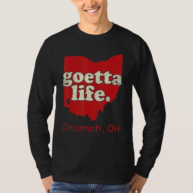 T-shirt Cincinnati Cincinnati Alimentation Goetta Life (Devant)