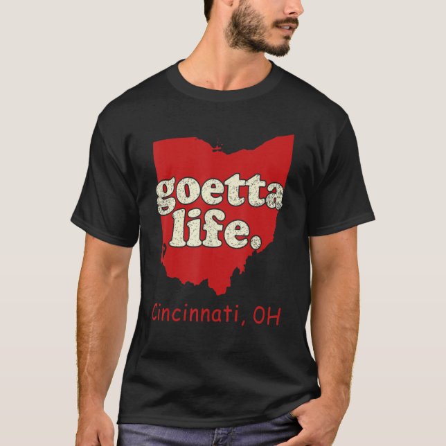 T-shirt Cincinnati Cincinnati Alimentation Goetta Life (Devant)