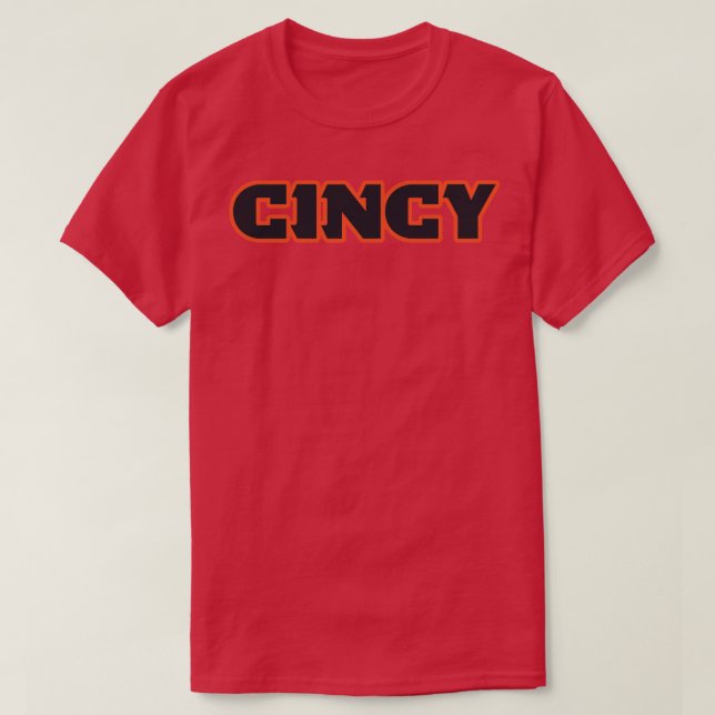 T-shirt Cincinnati Cincy (Design devant)