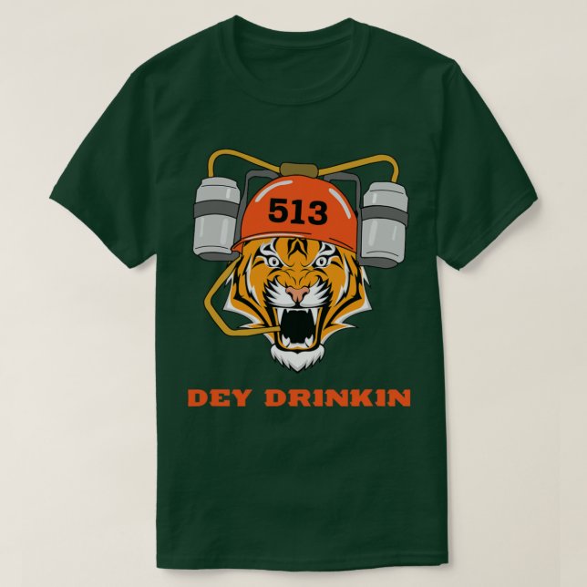 T-shirt cincinnati dey boivent bengale tiger (Design devant)