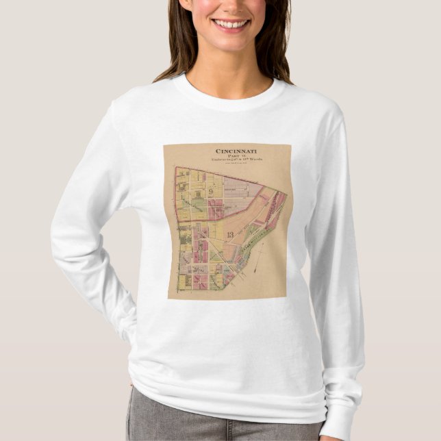T-shirt Cincinnati, Ohio 8 (Devant)