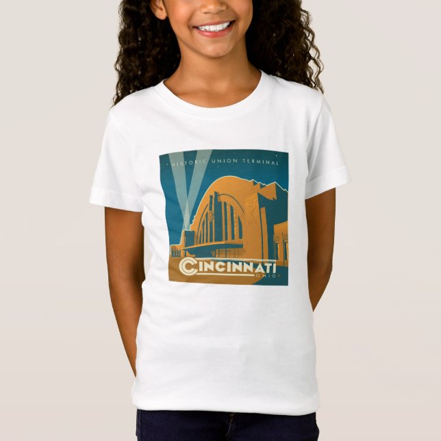 T-Shirt Cincinnati, Ohio | Terminal Union historique (Devant)