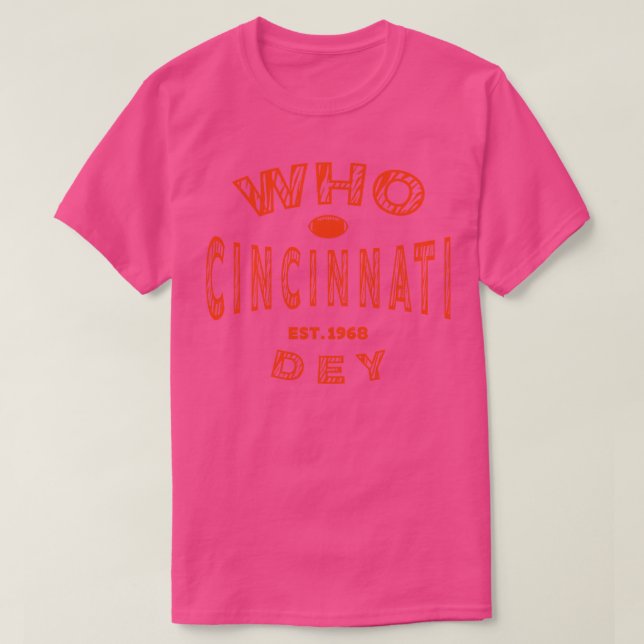 T-shirt Cincinnati Qui Dey Remix 1968 (Design devant)