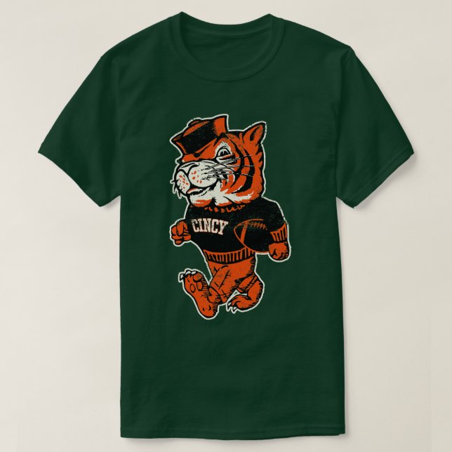 T-shirt Cincinnati réinvente la mascotte de combat (Design devant)