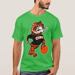 T-shirt Cincinnati réinvente la Mascotte de combat Vintage