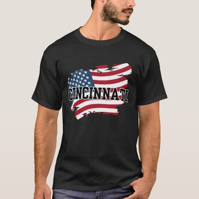 T-shirt Cincinnati USA (Devant)