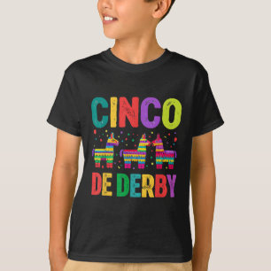 T-shirt Cinco De Derby Chemise Funny Cheval Course Fiesta