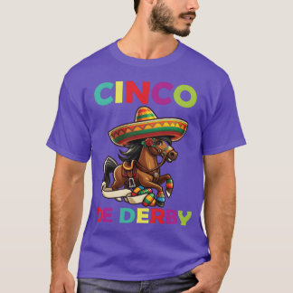 T-shirt Cinco De Derby Funny Horse RacingTshirt amis