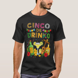 T-shirt Cinco de drinko cinco de mayo fête margarita 