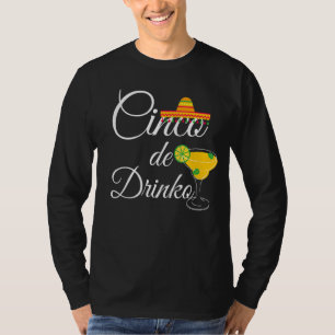 T-shirt Cinco De Drinko Sombrero Mexicaine Fiesta Cinco De