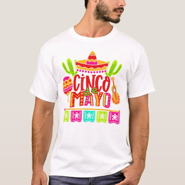 T-SHIRT CINCO DE MAYO (Devant)