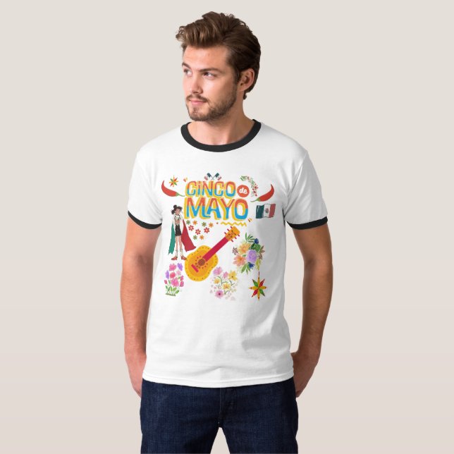 T-shirt Cinco De Mayo (Devant entier)